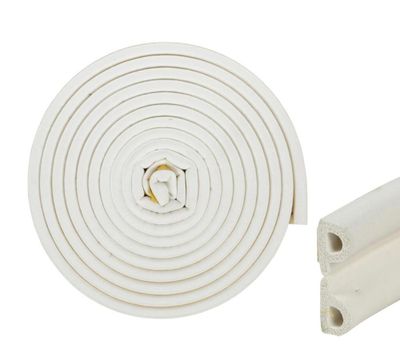 Joint d'isolation pour fenêtre et porte 5 m 9 mm blanc