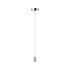 Suspension gris chrome métal IP44 60W E27 LARUS PAULMANN