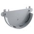 Fond universel pour gouttière G25 diamètre 80 mm gris FITT