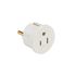 Adaptateur prise USA vers France 2 pôles + terre - DEBFLEX