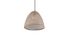 Suspension E27 Kibito tissu naturel 10W - TRIO