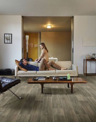 Sol PVC décor bois lime oak TRENTO vendu au 4m vendu au m² BEAUFLOR