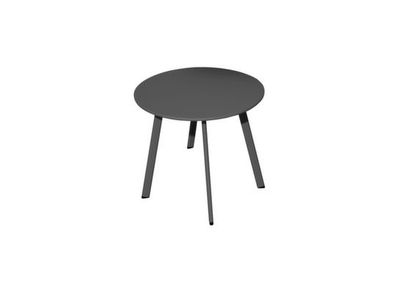 Table basse de jardin MASSAI acier graphite ø 60 cm, Livraison à domicile incluse - PROLOISIRS