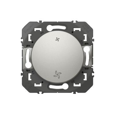 Interrupteur VMC 2 vitesses Aluminium - Dooxie LEGRAND