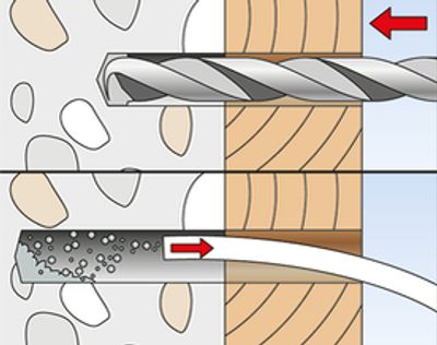 Chevilles SXR diamètre 10 mm longueur 160 mm par 5