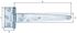 Penture anglaise 250 mm zinguée ALBERTS
