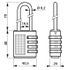 Cadenas à code largeur 40 mm THIRARD