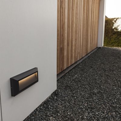 Applique extérieur LED Helena anthracite IP54 400 lumens blanc neutre - COREP