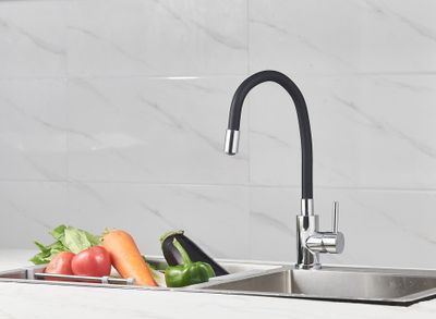 Robinet de cuisine mémoire de forme chrome Ilo - EDOUARD ROUSSEAU