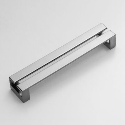 Poignée pour meuble de cuisine entraxe 320 mm inox brossé double fil - OFITRES