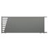 Portail coulissant aluminium PIVOINE l.4,10 x H.1,60 m gris alu livraison directe domicile GARDEN GATE