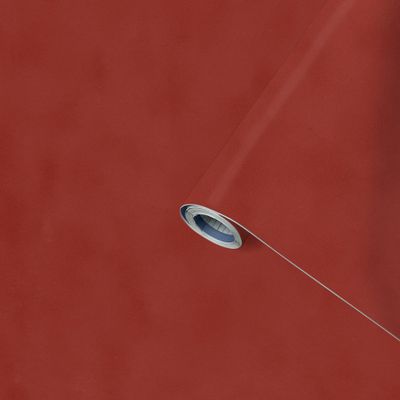 Adhésif décoratif suedine rouge 1 x 0,45 m VENILIA