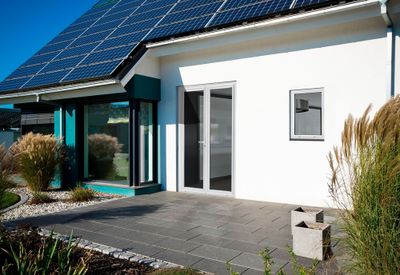 Porte-fenêtre PVC blanc 2 vantaux H.205 x l.120 cm CLOSY