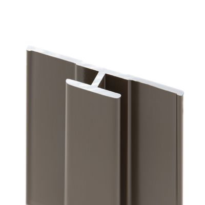 Profilé de jonction taupe pour panneaux muraux de 210 cm - SCHULTE