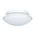 Plafonnier DOLLY E27 IP44 diamètre 235 mm 60 W acier blanc EGLO