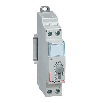 Minuterie modulaire 16A 0,5 à 10 min incandescence et halogène peignable - Lexic LEGRAND