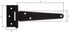 Penture anglaise 200 mm noir ALBERTS