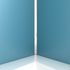 Profilé d'angle en aluminium pour panneau mural chromé 15 x 15 x 2100 mm AURLANE