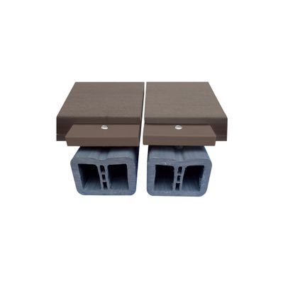 Lot 200 clips de fixation plastique lame terrasse composite marron WPC - SAB COMPOSITES