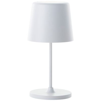 Lampe à poser extérieur rechargeable LED blanc KAAMI blanc chaud- BRILLIANT