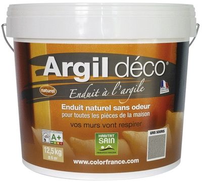 Argil deco gris souris 12.5kg - COLOR FRANCE