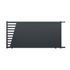 Portail coulissant aluminium PIVOINE l.3,60 x H.1,78 m gris livraison directe à domicile GARDEN GATE