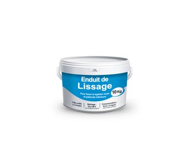 Enduit de lissage en pâte prêt à l'emploi 10 kg