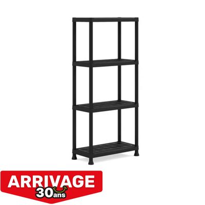 Etagère 4 tablettes 135x60x30 cm Plus - KETER