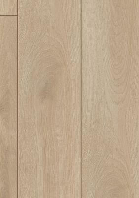 Sol stratifié décor chêne beige été ép 8 mm 19.3 x 138 cm AC4 compatible pièce humide paquet de 2.13 m² SWISS KRONO