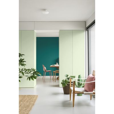 Peinture crème de couleur Tendrement Vert velours 0,5L - DULUX VALENTINE