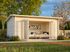 Chalet de jardin en bois Ines - Portes pliantes - 19,8 m² hors-tout - Livraison à domicile incluse - PALMAKO