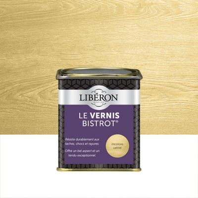 Vernis bistrot incolore satin 250 mL - LIBERON
