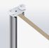 Kit 2 guides hauts pour porte coulissante standard OPTIMUM