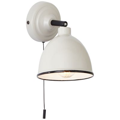 Spot mural en saillie orientable E14 28W métal gris/taupe - Telio BRILLIANT
