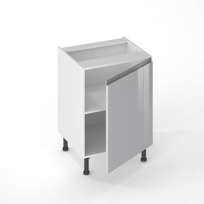 Porte pour meuble de cuisine Jade nuage 70 x 60 cm OFITRES