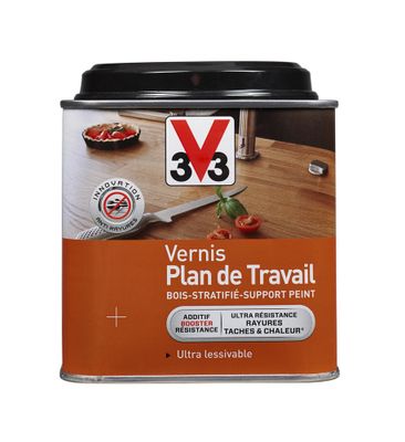Vernis Plan de travail 0,5 L incolore brillant - V33