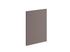 Porte pour meuble de cuisine Lotus basalte mat 56 x 40 cm OFITRES
