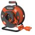 Enrouleur électrique 40m pour jardin IP44 noir/ orange - Quarx