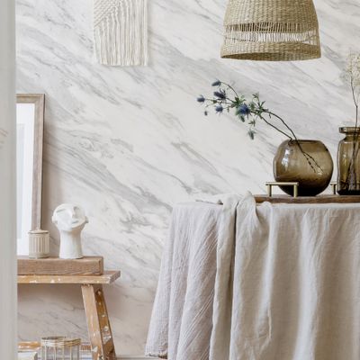 Lame lambris PVC Element 3D Volakas - 8 x 375 x 2600 mm - GROSFILLEX