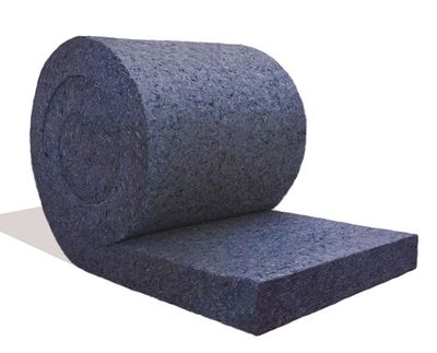 Rouleau laine de coton Métisse - Épaisseur 120 mm - l.0,60 x L.3,4 LE RELAIS METISSE