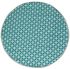 Tapis rond diamètre 150 cm bleu canard JARDILINE