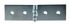 Charnière large dite de coulisse de lit acier zingué 80 x 20 mm CIME.