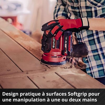 Ponceuse excentrique sans fil diamètre 125 mm 18 V TE-RS 18 Li-Solo EINHELL