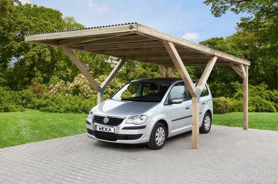 Carport simple en Y -  612 - 325 x 120 cm - toit en acier Livraison gratuite domicile WEKA