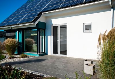 Fenêtre PVC blanc 1 vantail tirant droit H.45 x l. 40 cm CLOSY