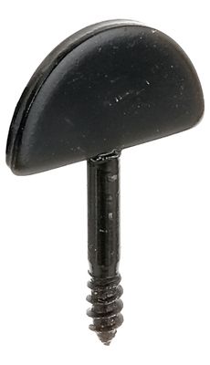 Butée de volet droit visser noire