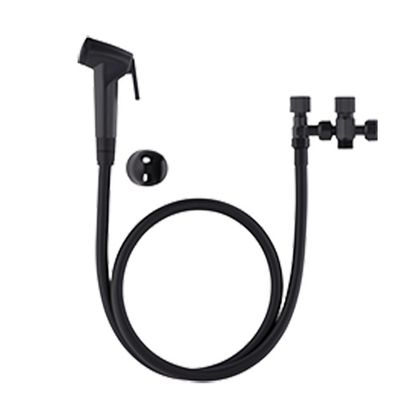 Pack hygiène pour WC avec douchette Abs noir QUICK PLOMBERIE