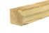 Poteau carré pin bords arrondis traité classe 4 vert - 90 x 90 x 3000 mm - HENRY TIMBER