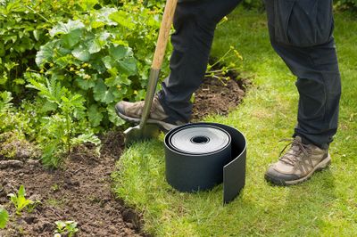 Bordure de jardin flexible PE recyclé noir H.7,5 cm x 10 m OUTSIDE LIVING