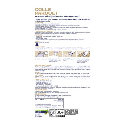 Colle de fixation parquet seau 7 kg - BOSTIK